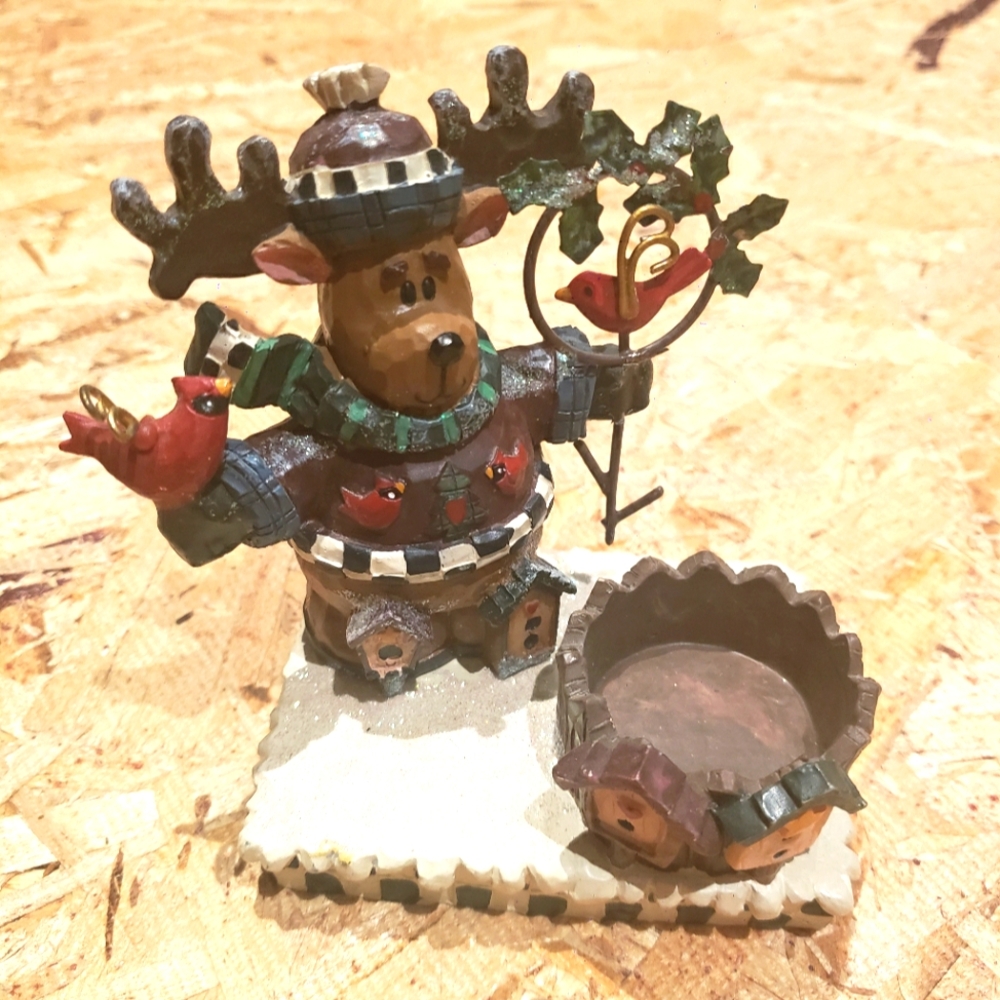 Raindeer Christmas Tea Light Holder